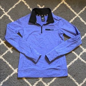 Purple Victoria’s Secret Quarter-zip Sweatshirt